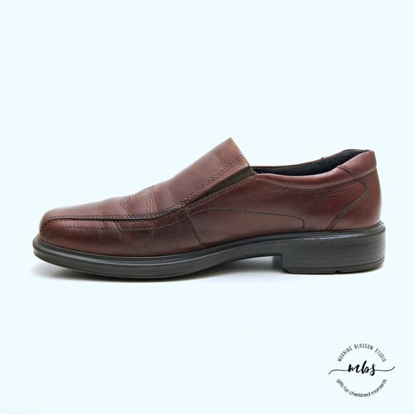 Ecco Helsinki Brown Leather‎ Loafer Slip Ons main image 11